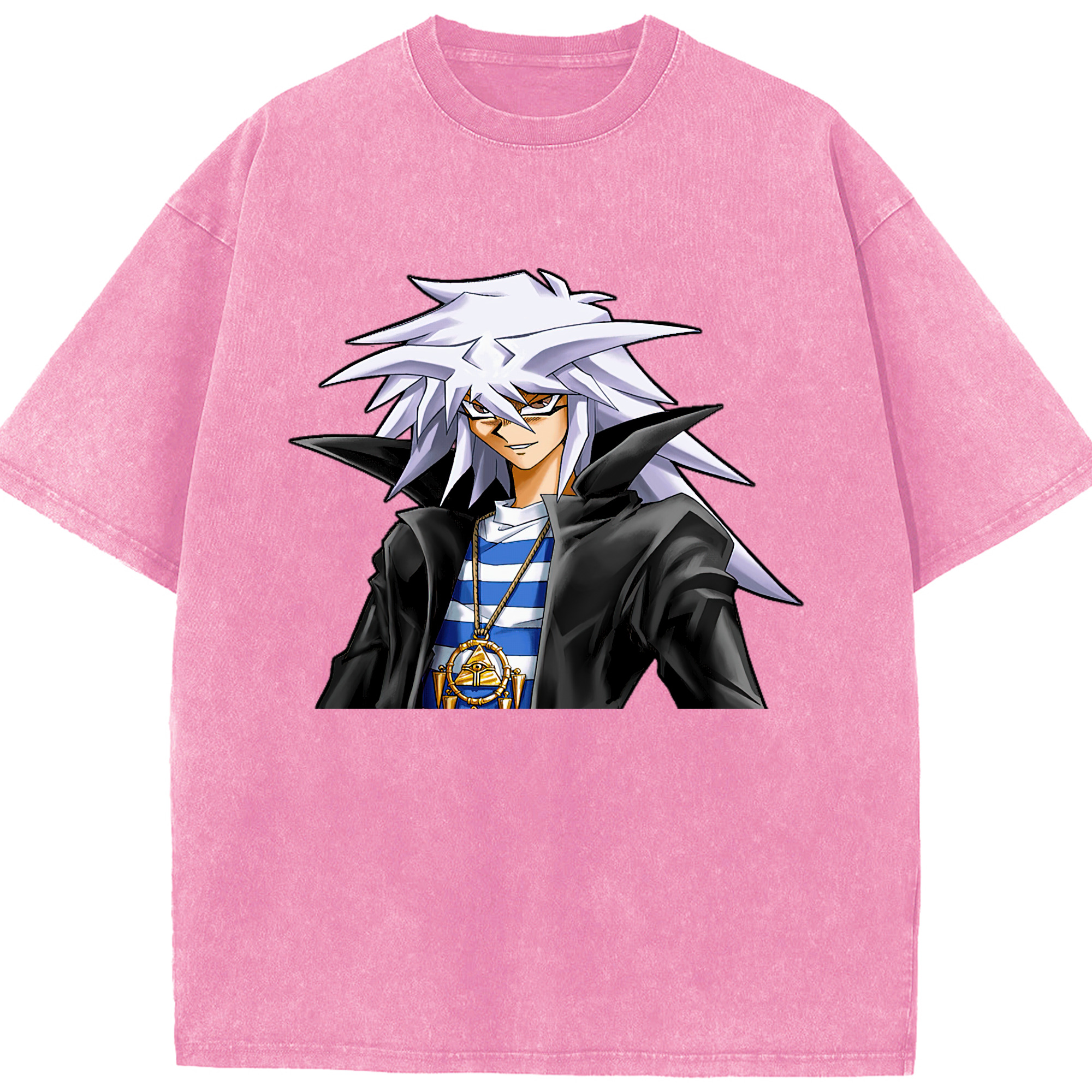 （画像用） 遊☆戯☆王 Yu-Gi-Oh! 綿100% ヴィンテージ風 半袖Tシャツ（フロントプリント）